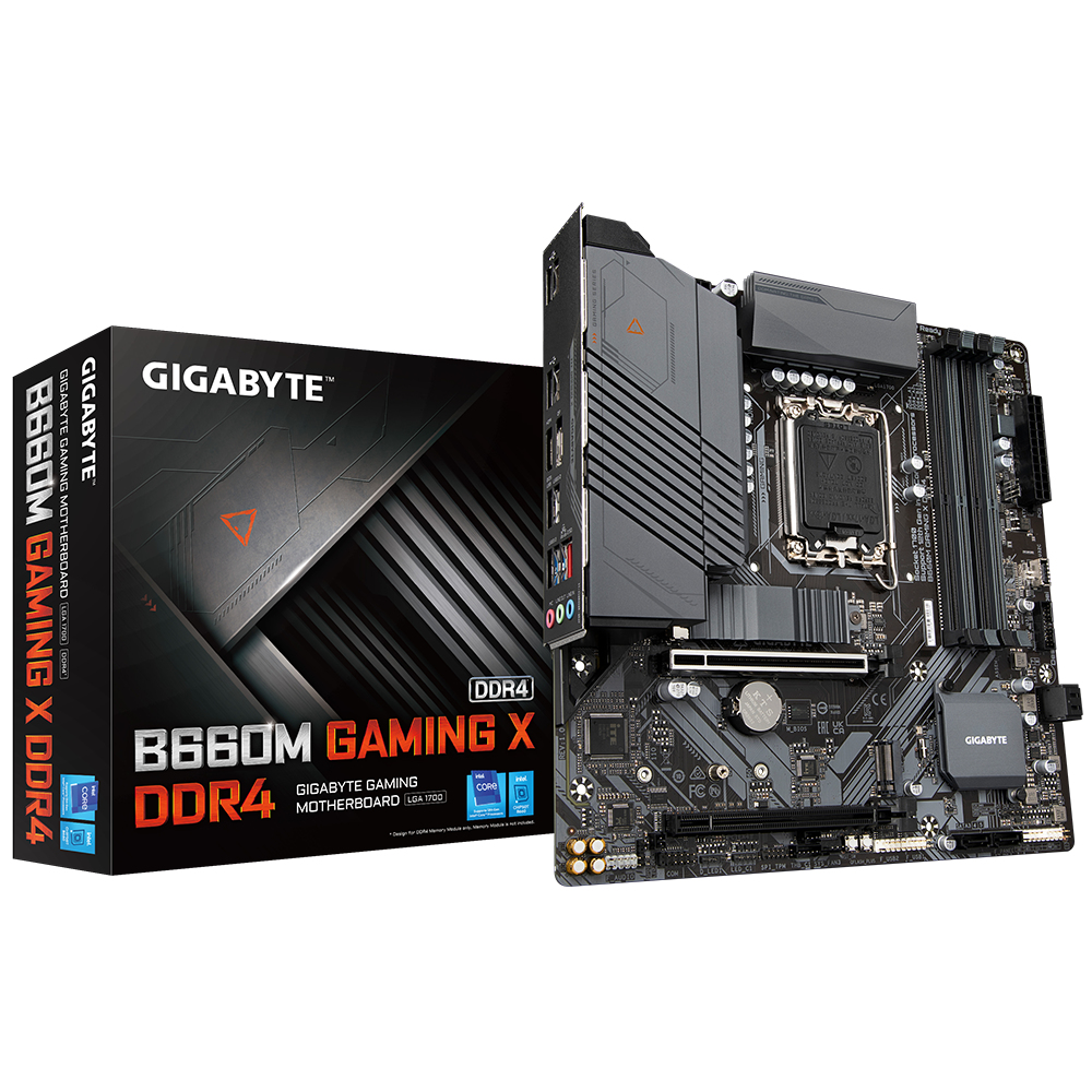 Bekijk afbeelding 1 van Gigabyte 1700 B660M GAMING X DDR4 - 2xM.2/DP/HDMI/µATX